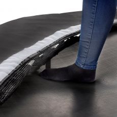 Батут EXIT PeakPro Ø 427 см, black, зі сходами і сіткою